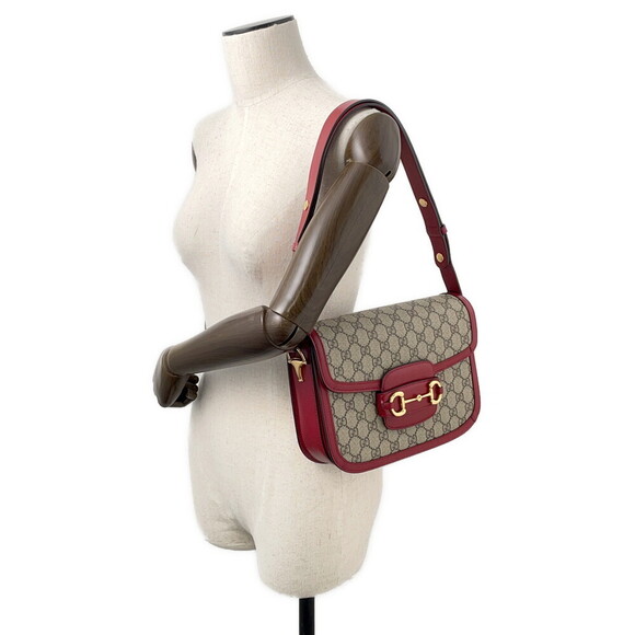 Gucci Horsebit GG Supreme Shoulder Bag - Picture 4 of 11